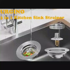 Pop-Up Sink Strainer