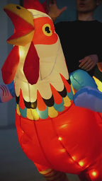 LED Inflatable Rooster Costume