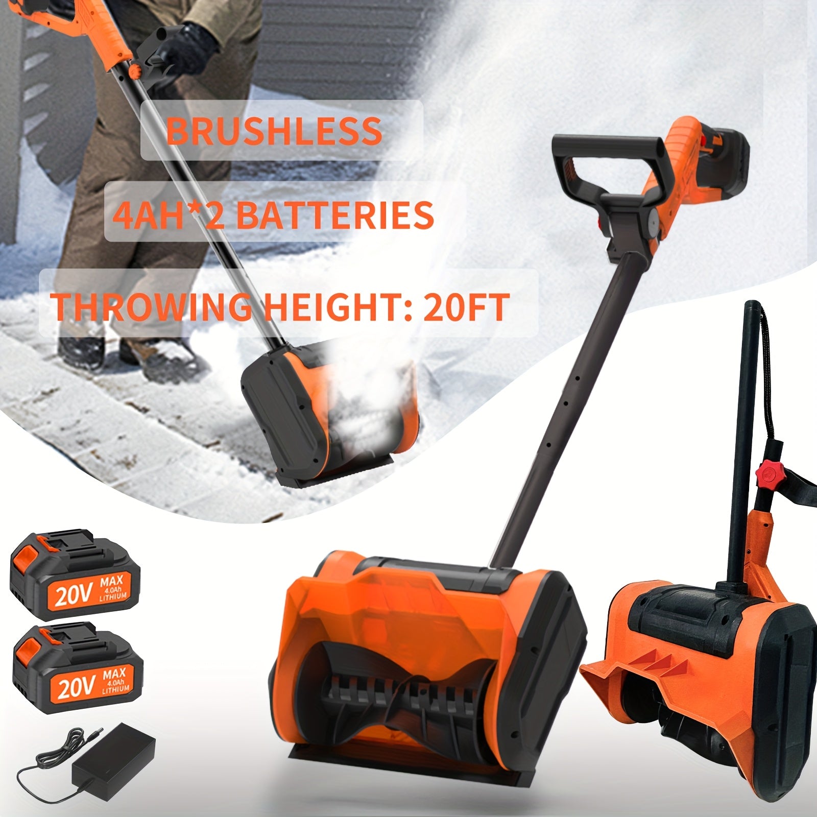 Cordless Electric Snow Blower