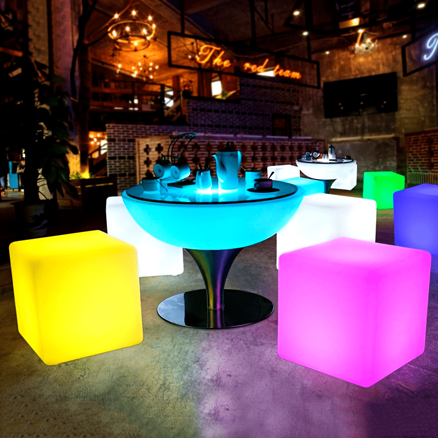 LED Cube Chair
