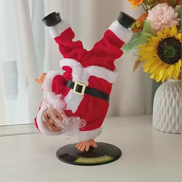 Breakdancing Santa Toy