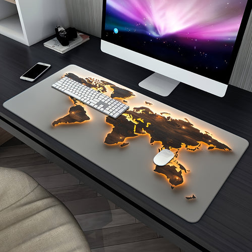 World Map Desk Mat