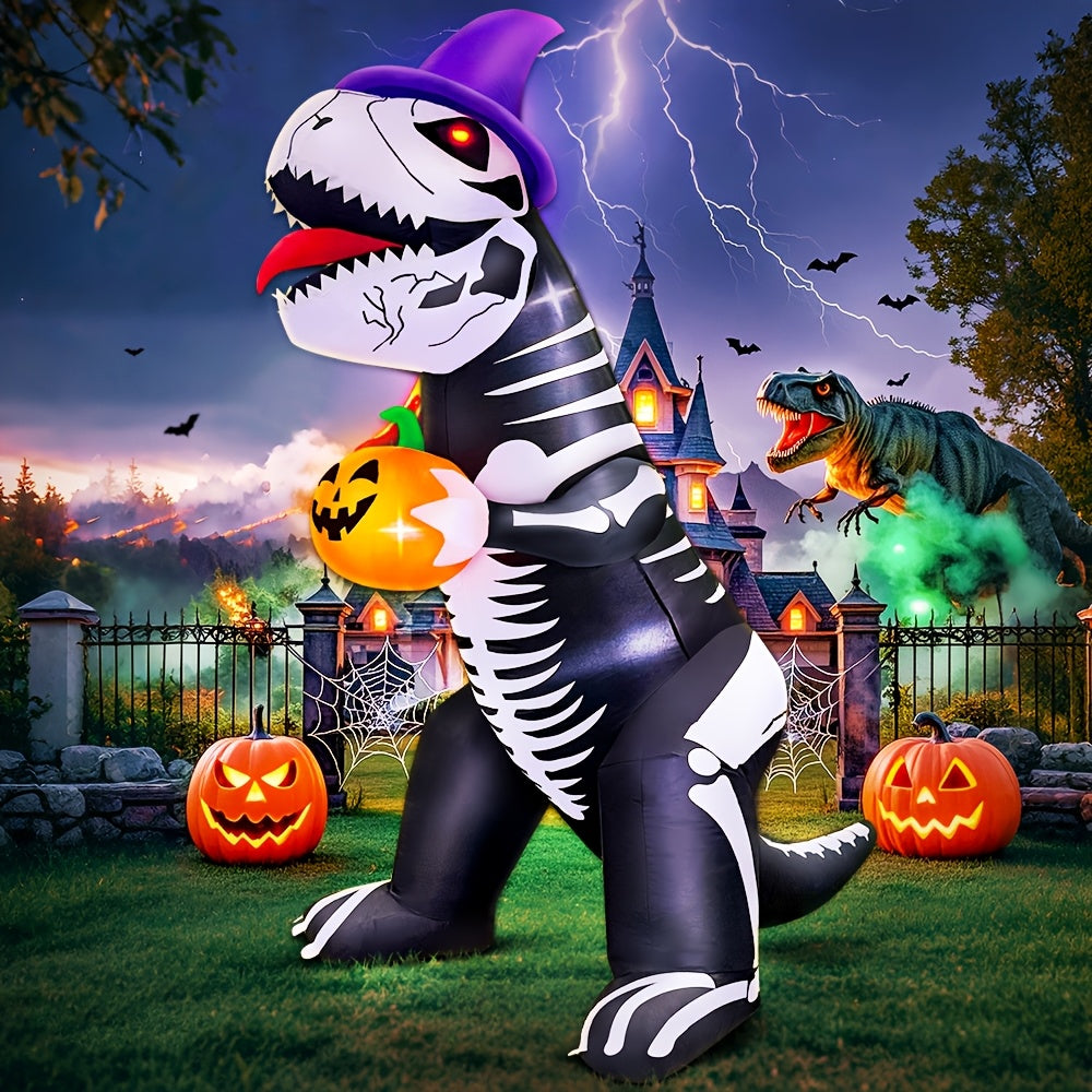 8ft Inflatable Skeleton Dinosaur