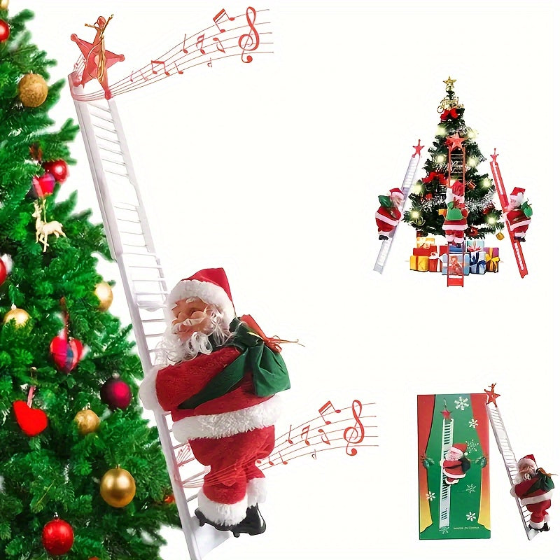 Climbing Santa Christmas Decoration