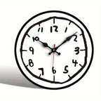 HandDrawn Wall Clock