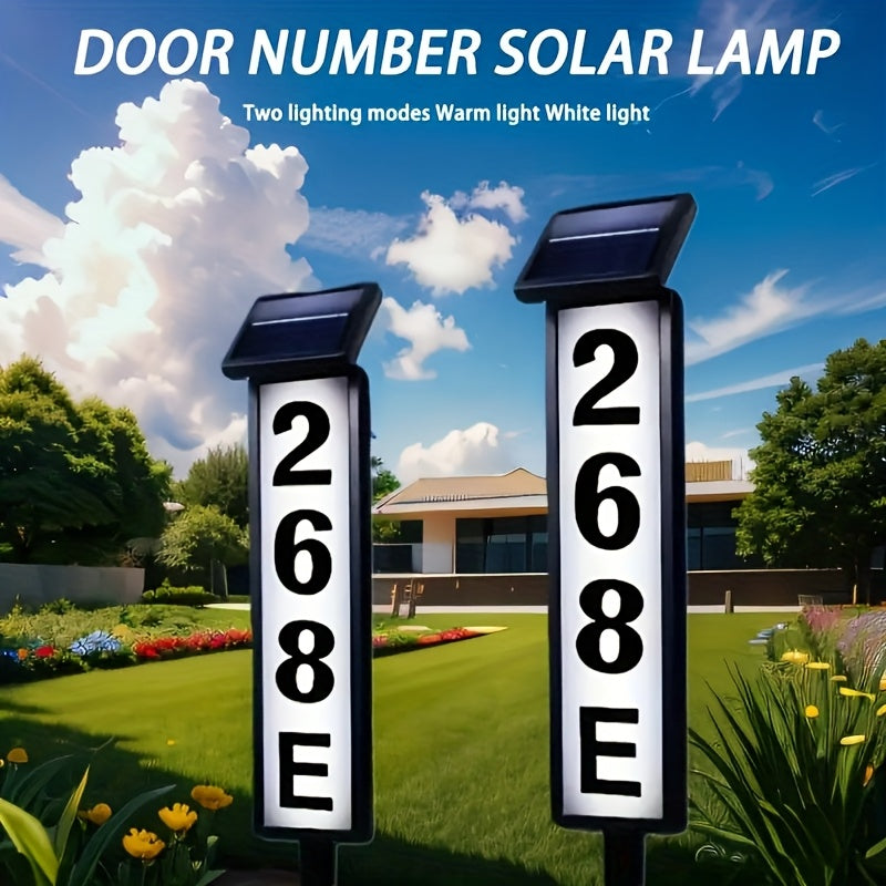 Solar Address Sign Light