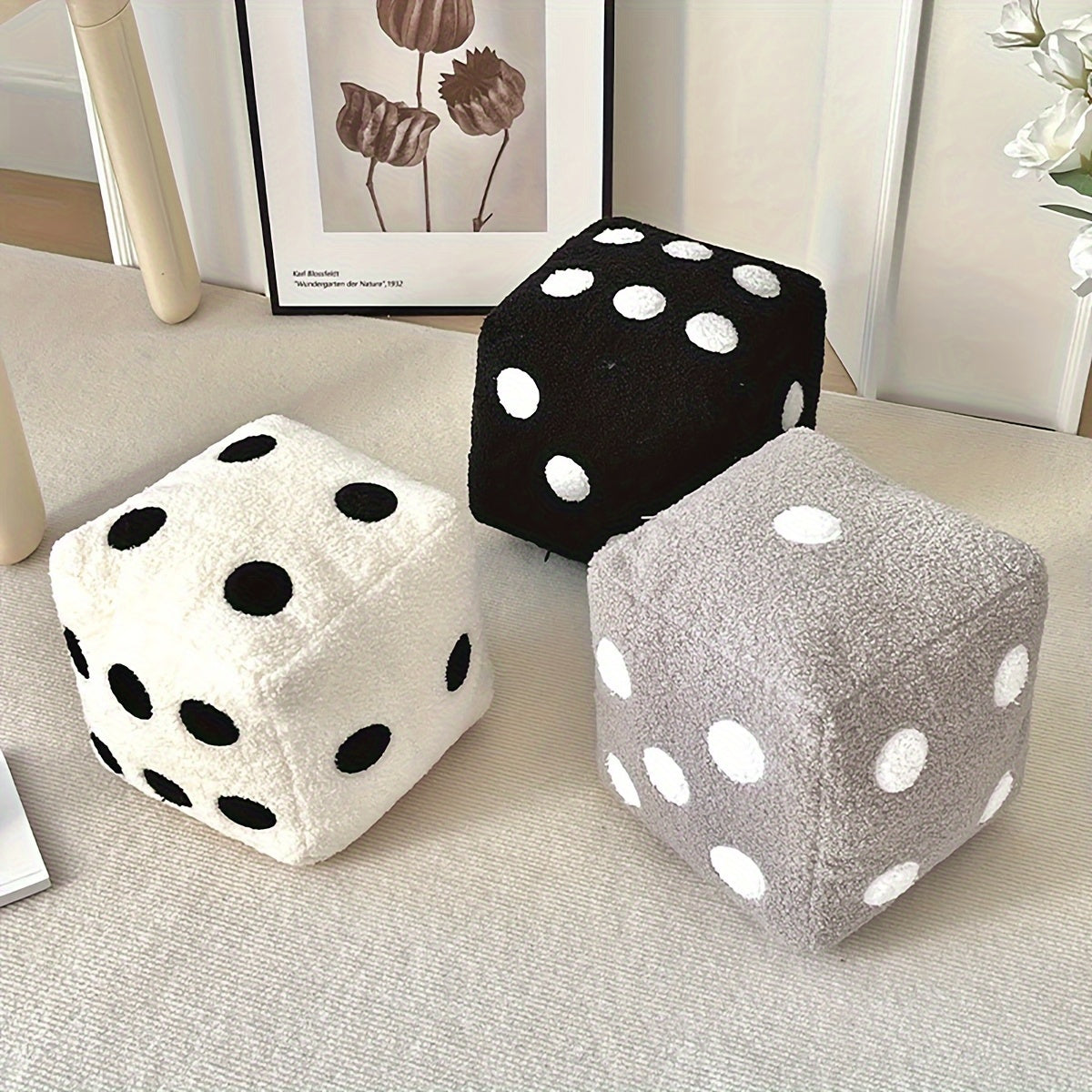 Cozy Dice Pillow