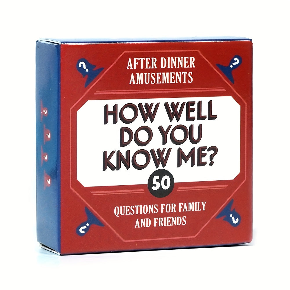 How Well Do You Know Me Game