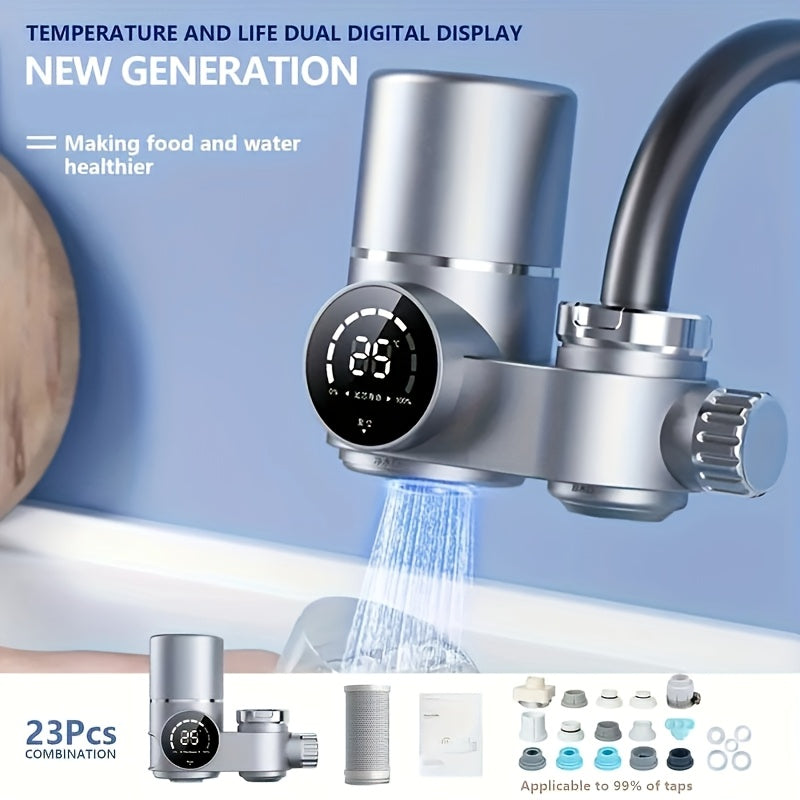 Faucet Water Filter with Digital Display