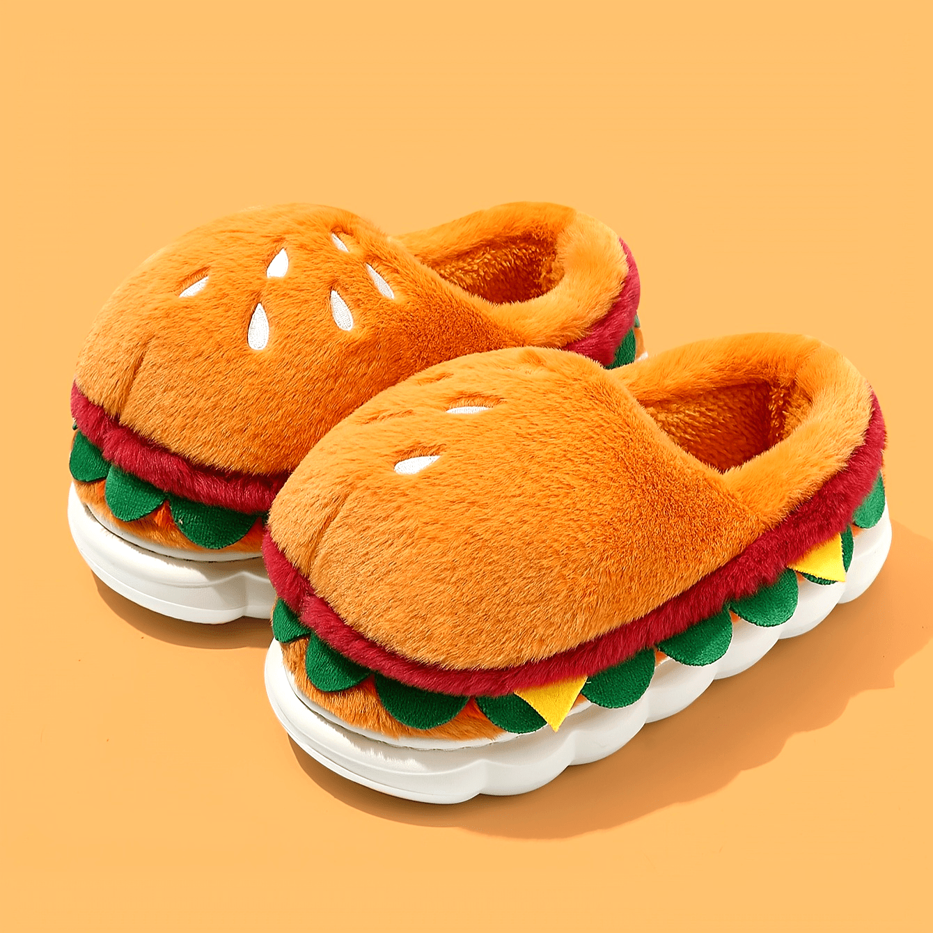 Hamburger Slippers