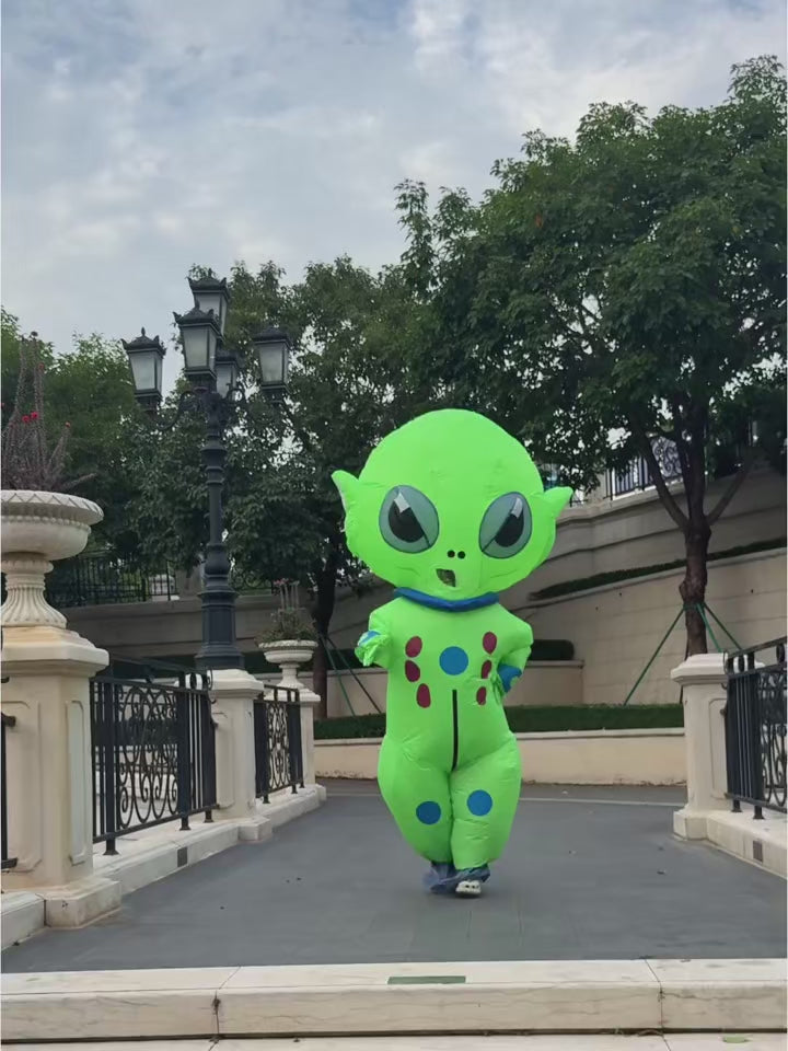 Big-Head Inflatable Alien Costume