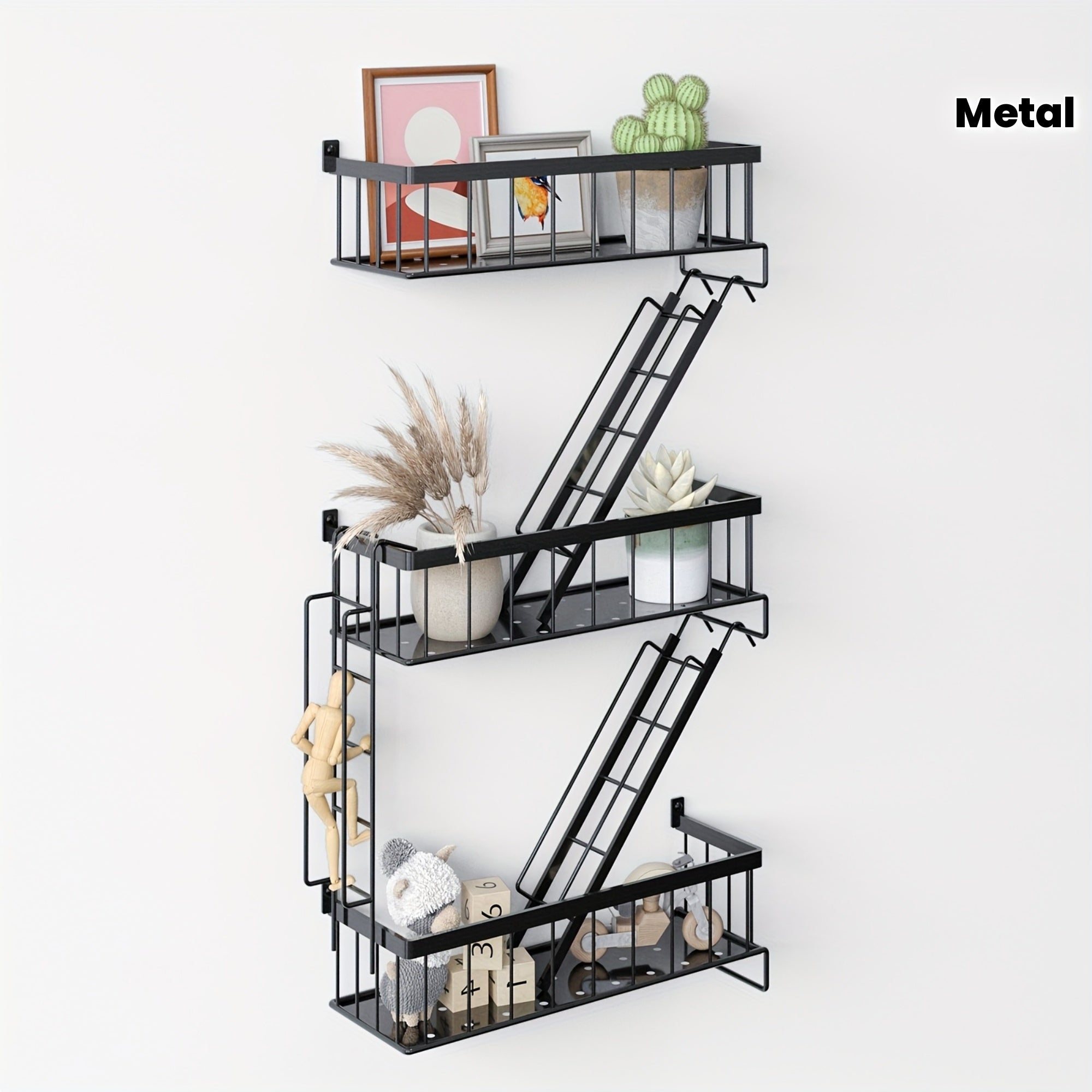 Cute Fire Escape Wall Shelf