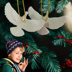 Peace Dove Ornament Set