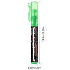 Privacy Eraser Spray Pen size guide showing 14.2 cm length and 1.5 cm width