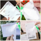 Privacy Eraser Spray Pen shown across several receipt and printed-label use examples