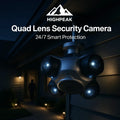 Quad Lens Security Camera
