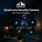 Quad Lens Security Camera