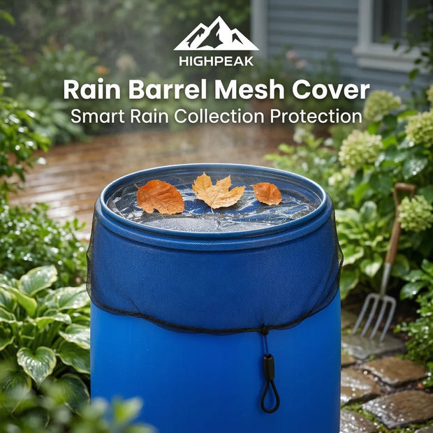 Rain Barrel Mesh Cover
