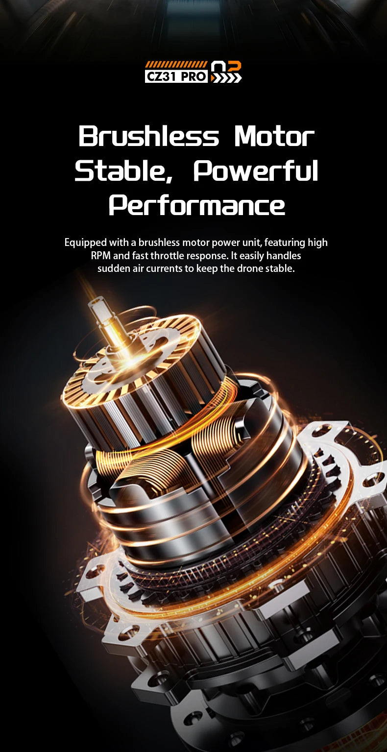 Illustrated brushless motor cutaway for the RC Spaceship Rocket Toy
