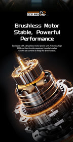 Illustrated brushless motor cutaway for the RC Spaceship Rocket Toy