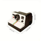 Retro Camera Toilet Paper Holder dimensions shown as 17 × 14 × 10 cm