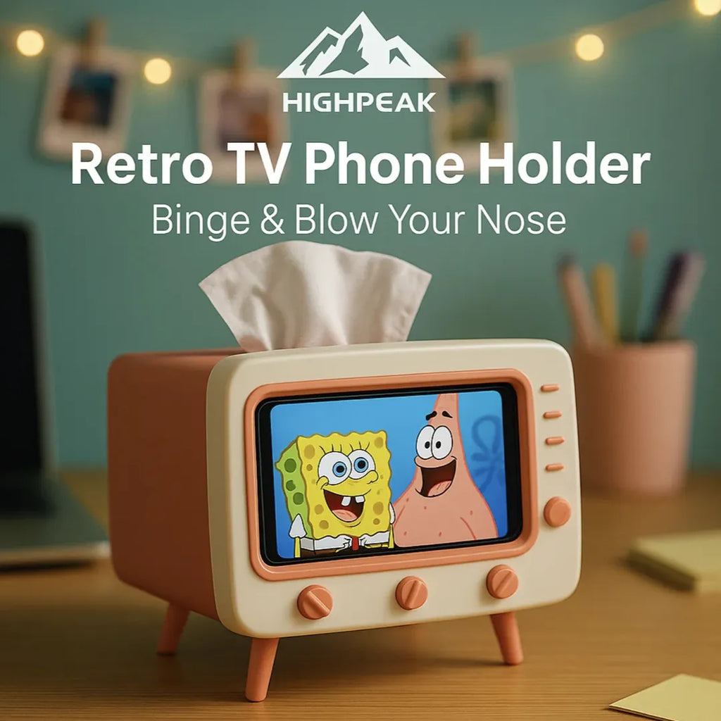 Retro TV Phone Holder