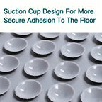 Reusable Rug Grippers close-up showing the raised silicone suction cup design