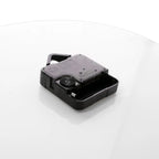 Reverse Number Wall Clock quartz movement with open battery compartment