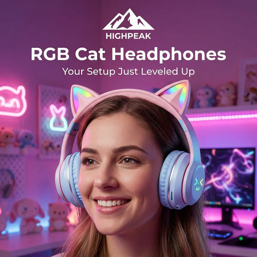 RGB Cat Headphones