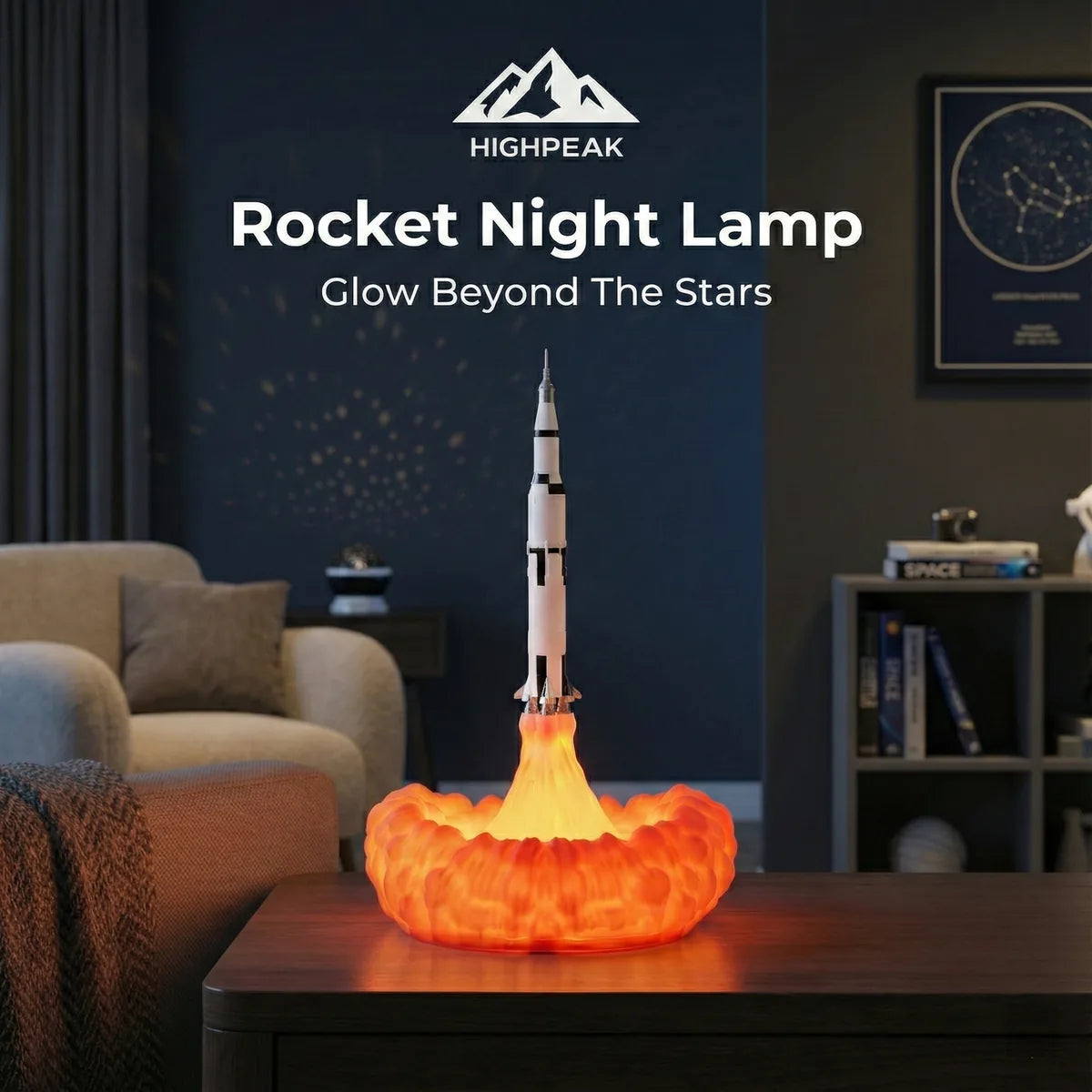 Rocket Night Lamp