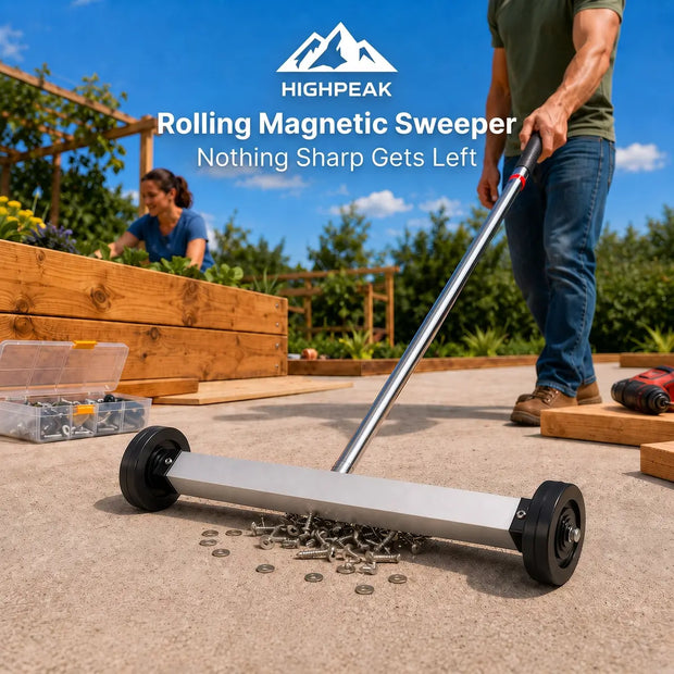 Rolling Magnetic Sweeper