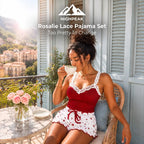 Rosalie Lace Pajama Set