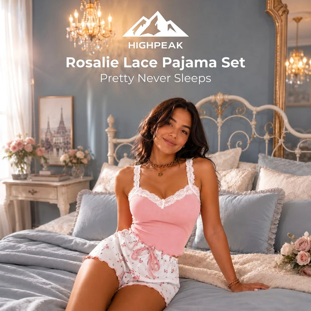 Rosalie Lace Pajama Set