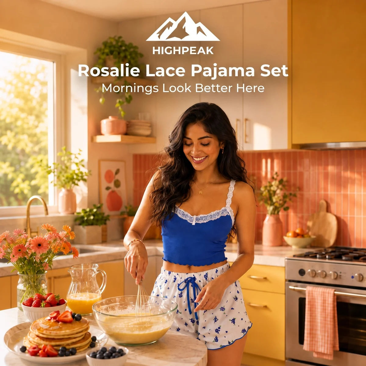 Rosalie Lace Pajama Set