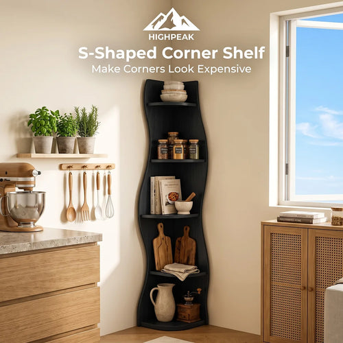 S-Shaped Corner Shelf