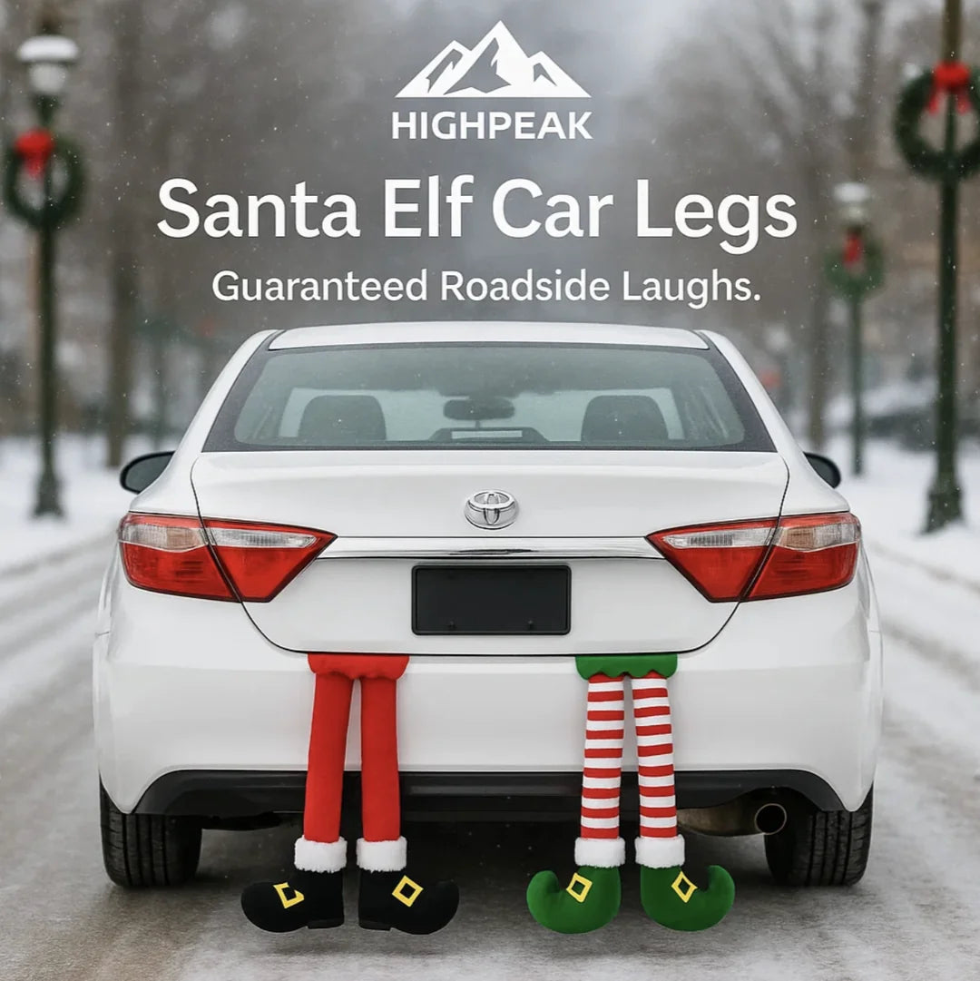 Santa Elf Car Legs