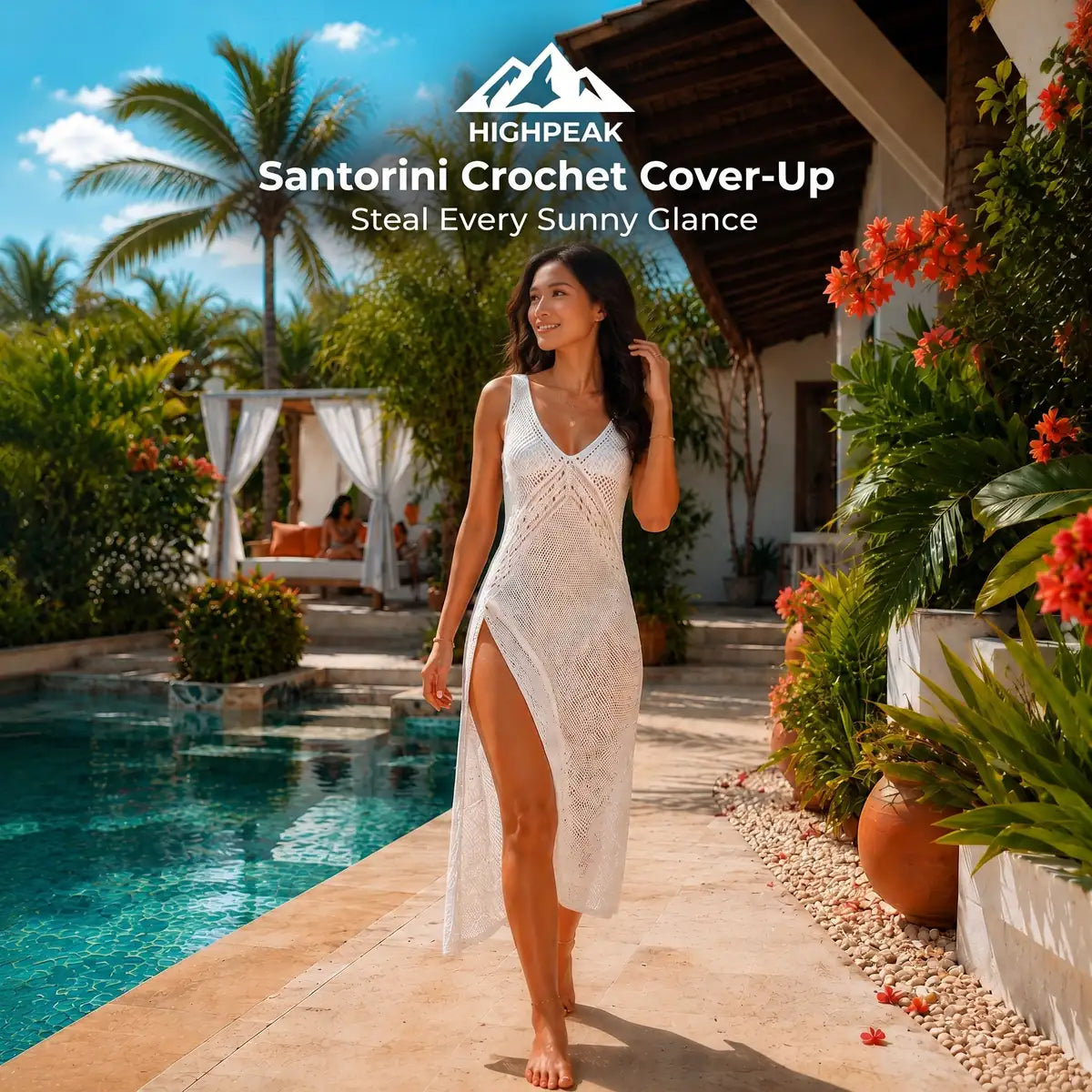 Santorini Crochet Cover-Up