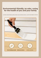 Sassy Pants Drawer Cabinet: Supplier finish panel showing a brush applying white paint to wood.
