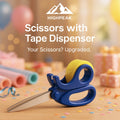 Scissors with Tape Dispenser