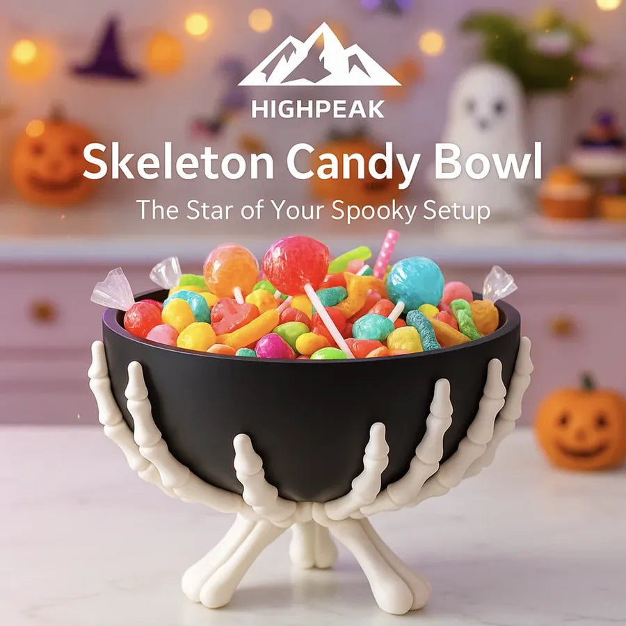 Skeleton Halloween Candy Bowl