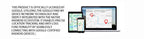 Smart Android Bluetooth Tracker — Supplier Android compatibility statement beside screens with maps