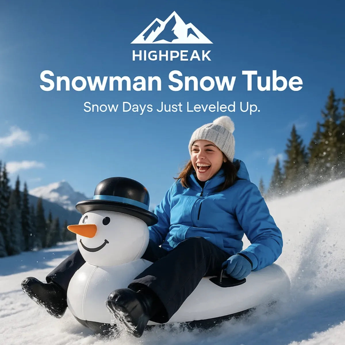 Snowman Snow Tube