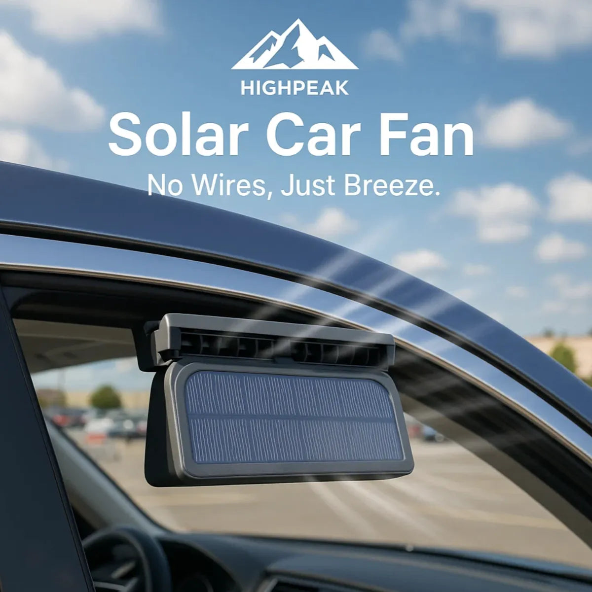 Solar Car Fan