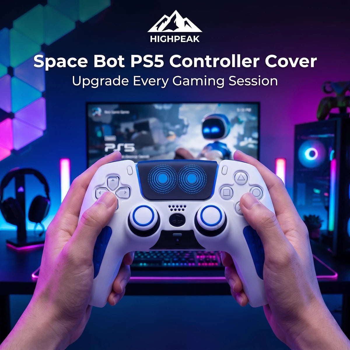 Space Bot PS5 Controller Cover