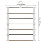 Space Saving Pants Hanger size diagram showing a width of 31 cm (12.2 in) and height of 46 cm (18.11 in).
