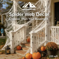 Spider Web Halloween Decor (200sqft)