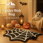 Spider Web Halloween Rug