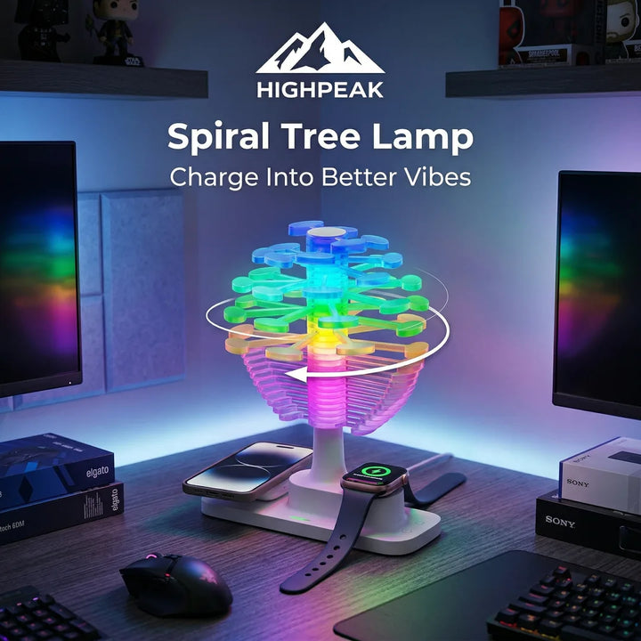 Spiral Tree Lamp