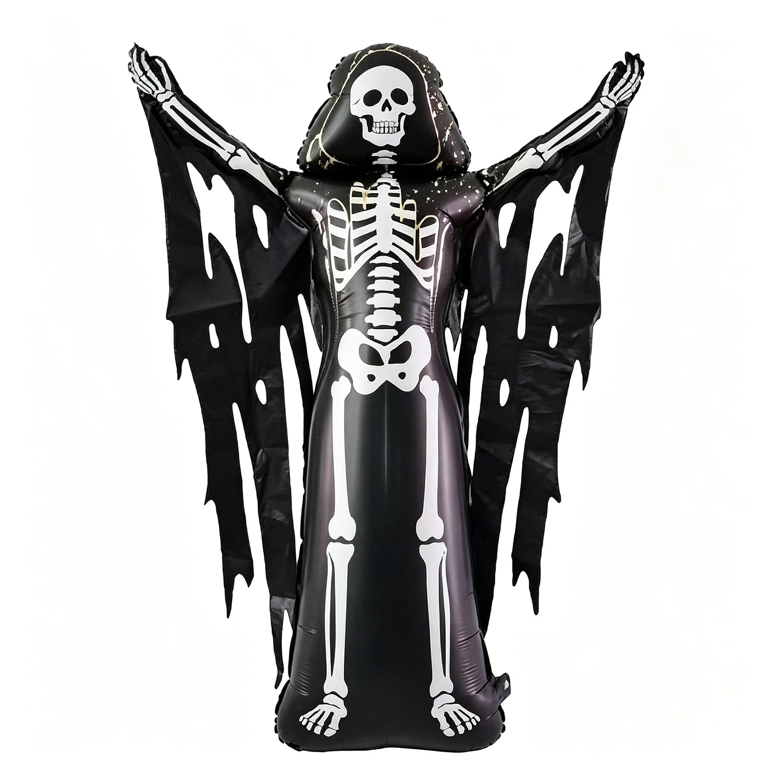 Spooky Skeleton Balloon Set reference showing a winged hooded skeleton character
