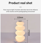Stacked Pebble RGB Lamp in a tall dimension graphic labeled 270 mm high and 115 mm wide.